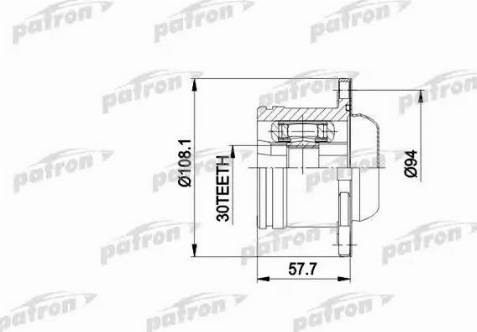 Patron PCV5010 - Zglob, Pogonska osovina www.molydon.hr