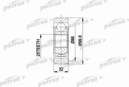 Patron PCV3020 - Kardan, Pogonska osovina www.molydon.hr