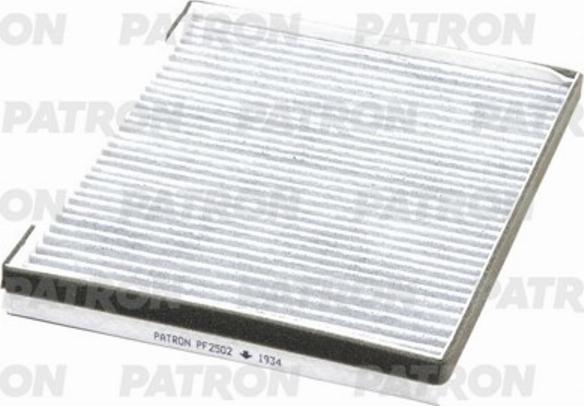 Patron PF2502 - Filter kabine www.molydon.hr