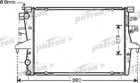 Patron PRS3600B - Hladnjak, hladjenje motora www.molydon.hr