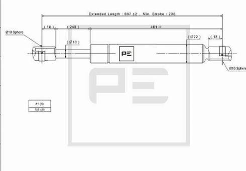 PE Automotive 010.439-00A - Plinski amortizer www.molydon.hr