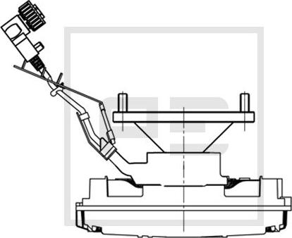 PE Automotive 010.345-00A - kvačilo, ventilator hladnjaka www.molydon.hr