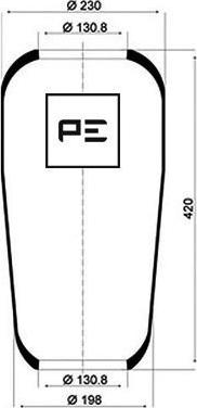 PE Automotive 084.062-70A - Meh, pneumatski Ovjes www.molydon.hr