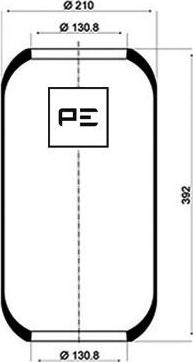 PE Automotive 084.007-70A - Meh, pneumatski Ovjes www.molydon.hr