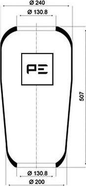 PE Automotive 084.013-70A - Meh, pneumatski Ovjes www.molydon.hr