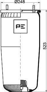 PE Automotive 084.083-71A - Meh, pneumatski Ovjes www.molydon.hr