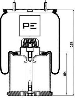 PE Automotive 084.082-72A - Meh, pneumatski Ovjes www.molydon.hr