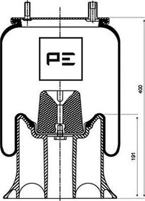 PE Automotive 084.106-73A - Meh, pneumatski Ovjes www.molydon.hr