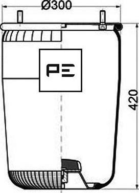 PE Automotive 084.116-71A - Meh, pneumatski Ovjes www.molydon.hr