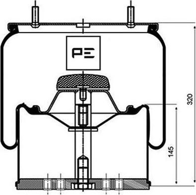 PE Automotive 084.116-72A - Meh, pneumatski Ovjes www.molydon.hr