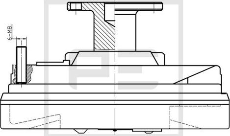 PE Automotive 030.189-00A - kvačilo, ventilator hladnjaka www.molydon.hr