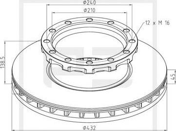 PE Automotive 026.667-10A - Kočioni disk www.molydon.hr