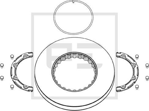 PE Automotive 146.209-00A - Kočioni disk www.molydon.hr