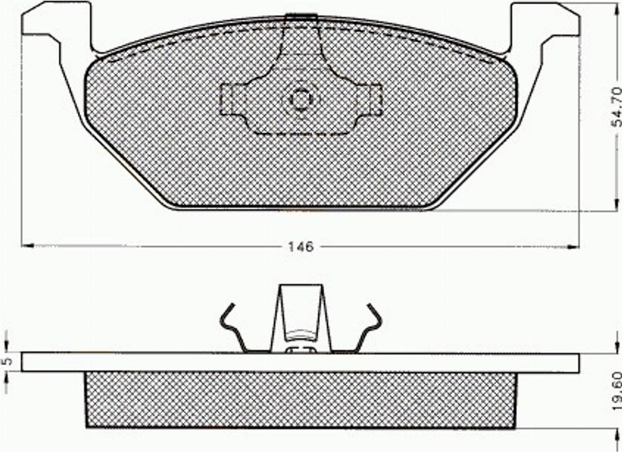 Pex 7.466 - Komplet Pločica, disk-kočnica www.molydon.hr