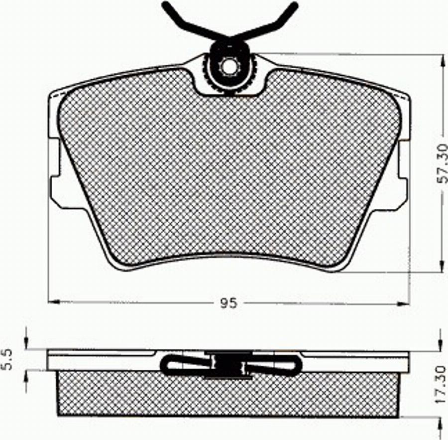 Pex 7.460 - Komplet Pločica, disk-kočnica www.molydon.hr