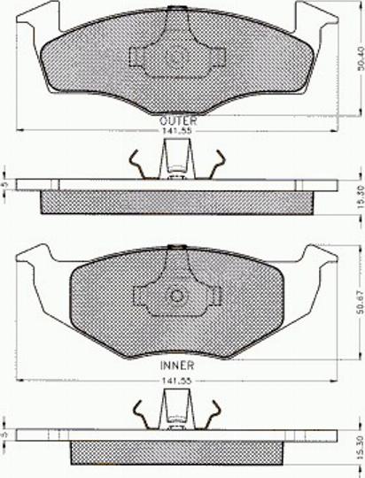 Pex 7.463 - Komplet Pločica, disk-kočnica www.molydon.hr