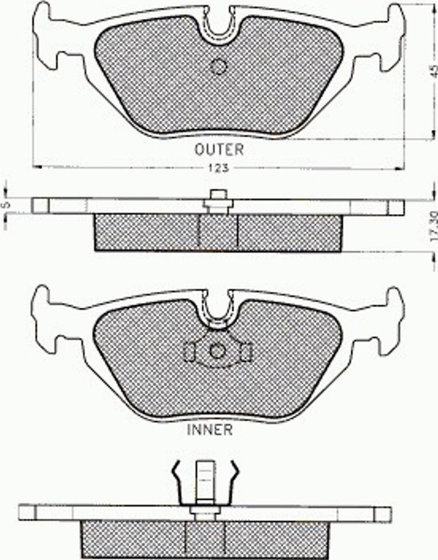 Pex 7.462 - Komplet Pločica, disk-kočnica www.molydon.hr