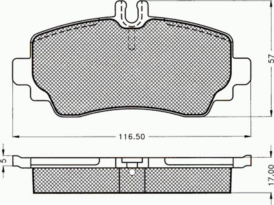 Pex 7.485 - Komplet Pločica, disk-kočnica www.molydon.hr