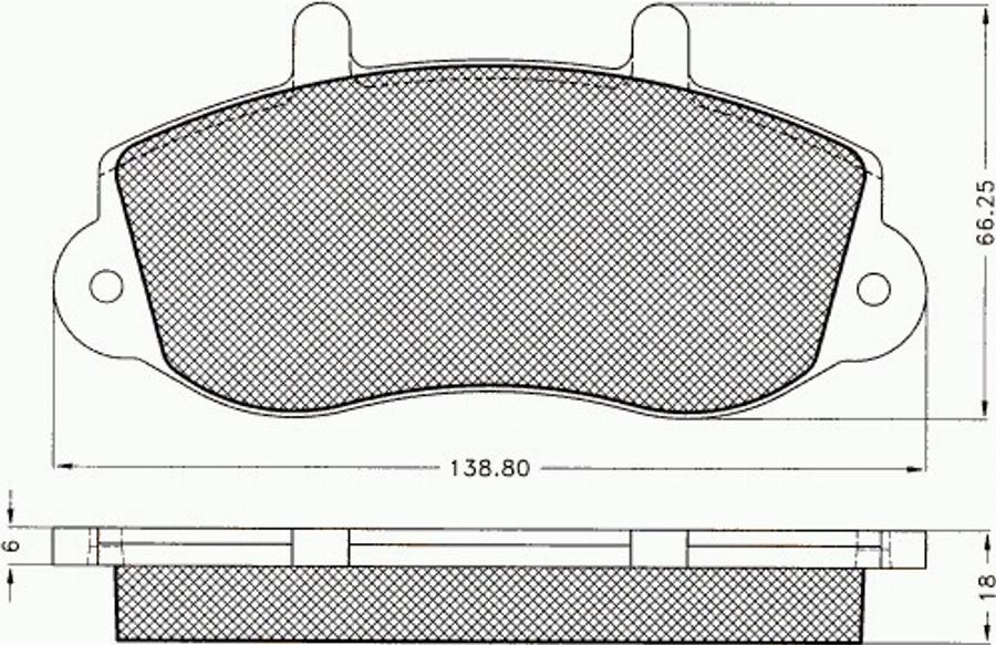 Pex 7.480 - Komplet Pločica, disk-kočnica www.molydon.hr