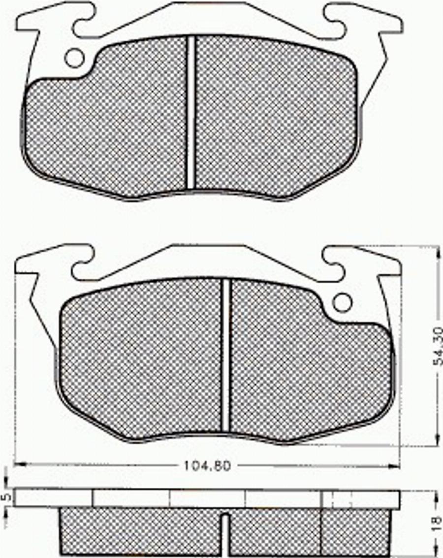 Pex 7.429 - Komplet Pločica, disk-kočnica www.molydon.hr