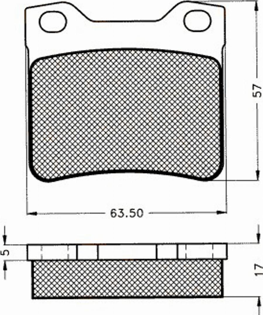 Pex 7421S - Komplet Pločica, disk-kočnica www.molydon.hr