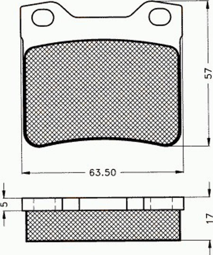 Pex 7.421 - Komplet Pločica, disk-kočnica www.molydon.hr