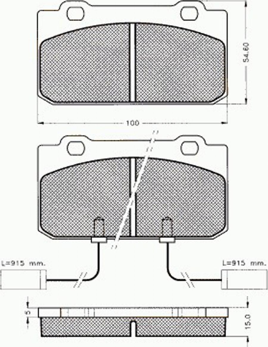 Pex 7.553 - Komplet Pločica, disk-kočnica www.molydon.hr