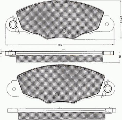 Pex 7502 - Komplet Pločica, disk-kočnica www.molydon.hr