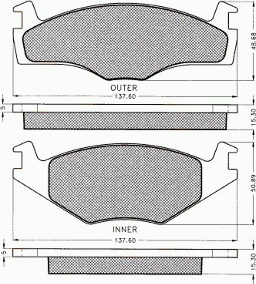 Pex 7.065 - Komplet Pločica, disk-kočnica www.molydon.hr