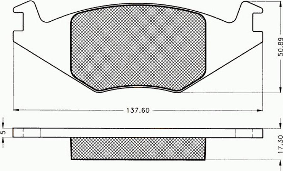 Pex 7.067 - Komplet Pločica, disk-kočnica www.molydon.hr