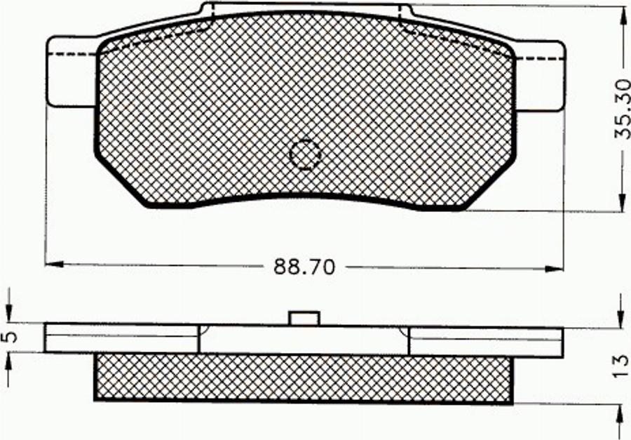 Pex 7.011 - Komplet Pločica, disk-kočnica www.molydon.hr