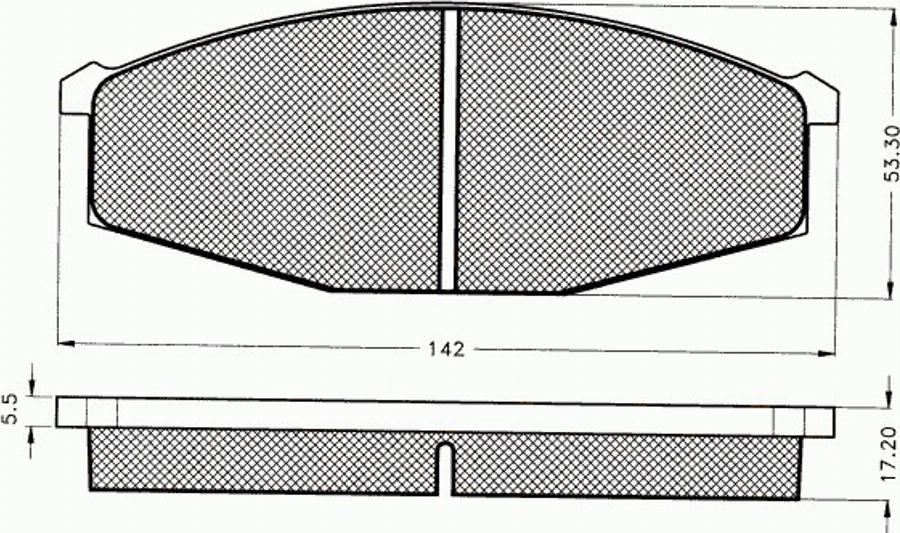 Pex 7.083 - Komplet Pločica, disk-kočnica www.molydon.hr