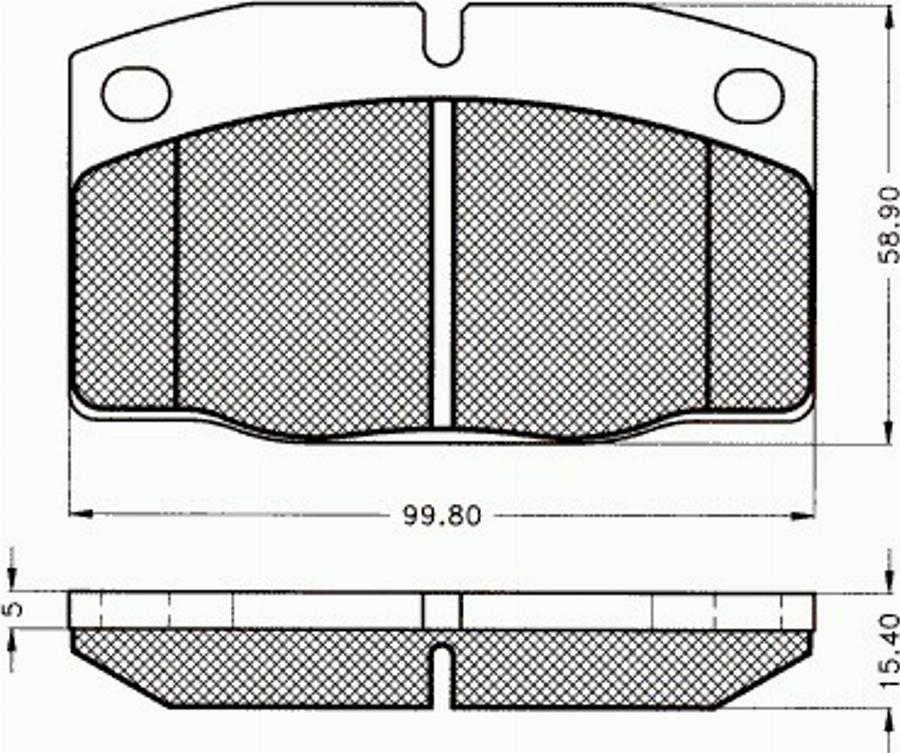 Pex 7.028 - Komplet Pločica, disk-kočnica www.molydon.hr