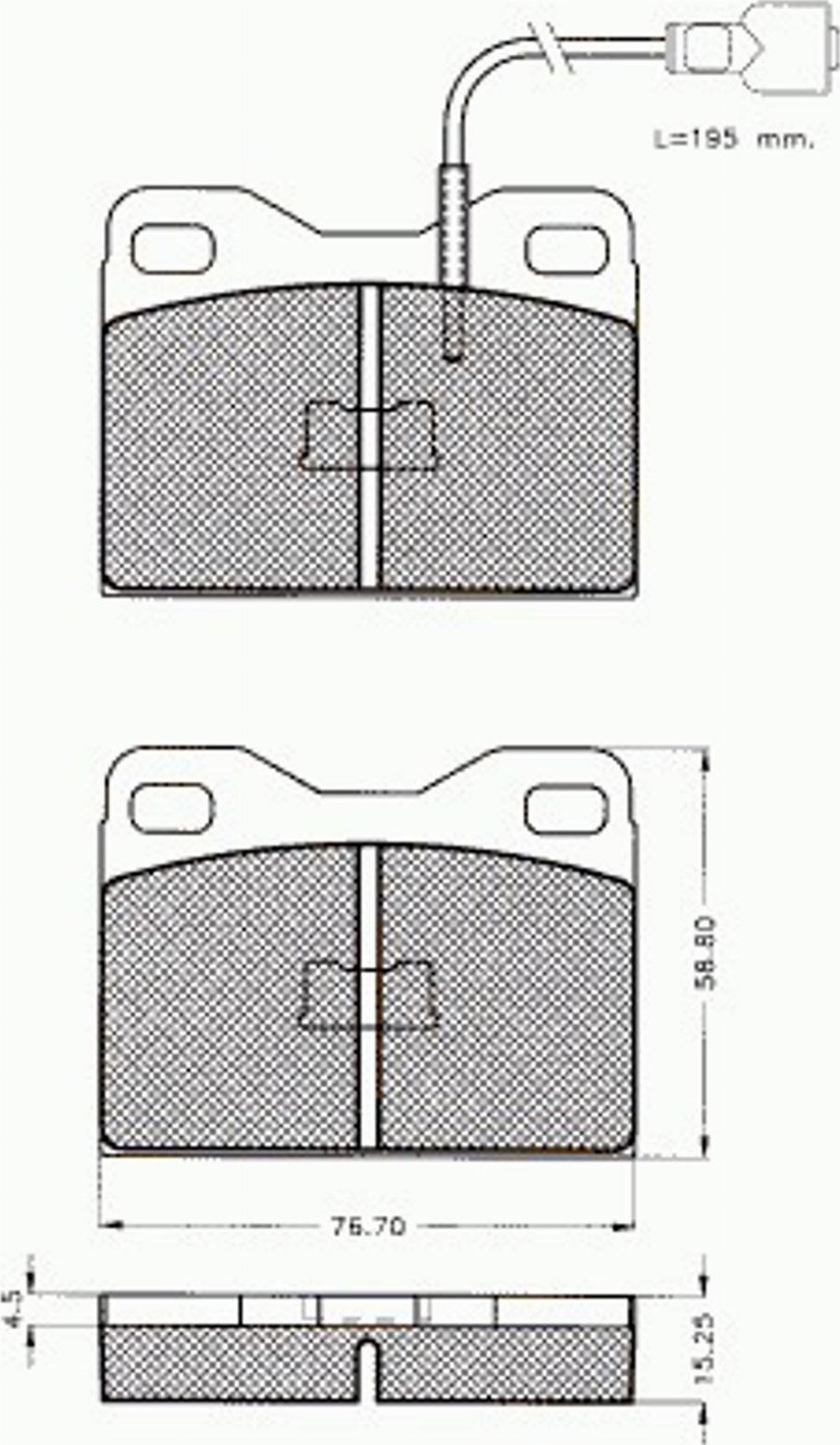 Pex 7.023 - Komplet Pločica, disk-kočnica www.molydon.hr