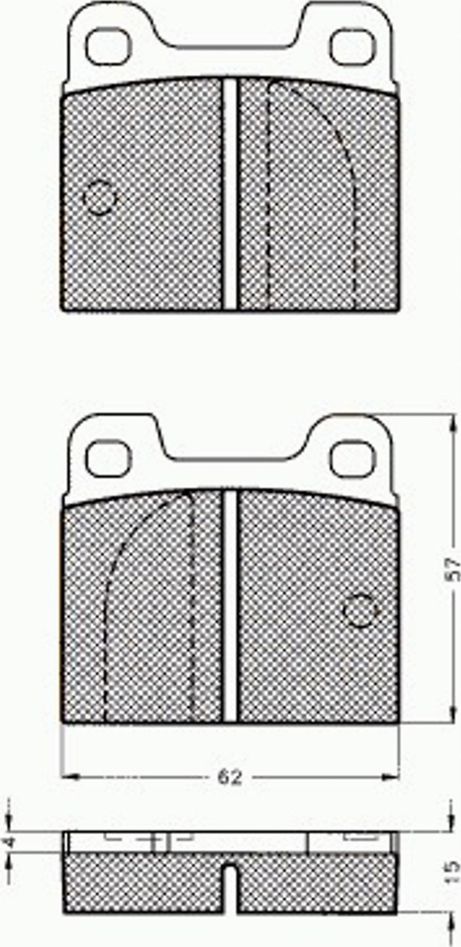 Pex 7149 - Komplet Pločica, disk-kočnica www.molydon.hr