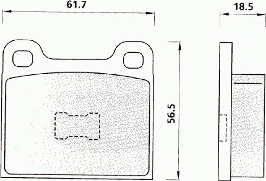 Pex 7144 - Komplet Pločica, disk-kočnica www.molydon.hr