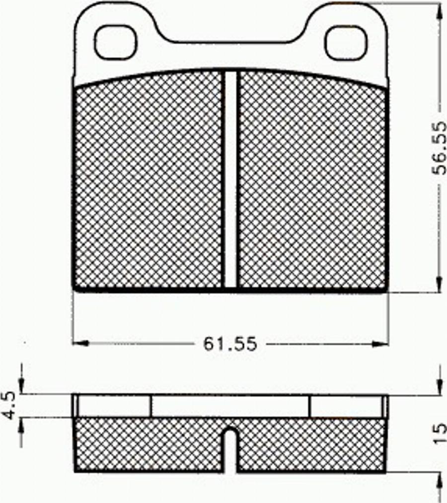 Pex 7146 - Komplet Pločica, disk-kočnica www.molydon.hr