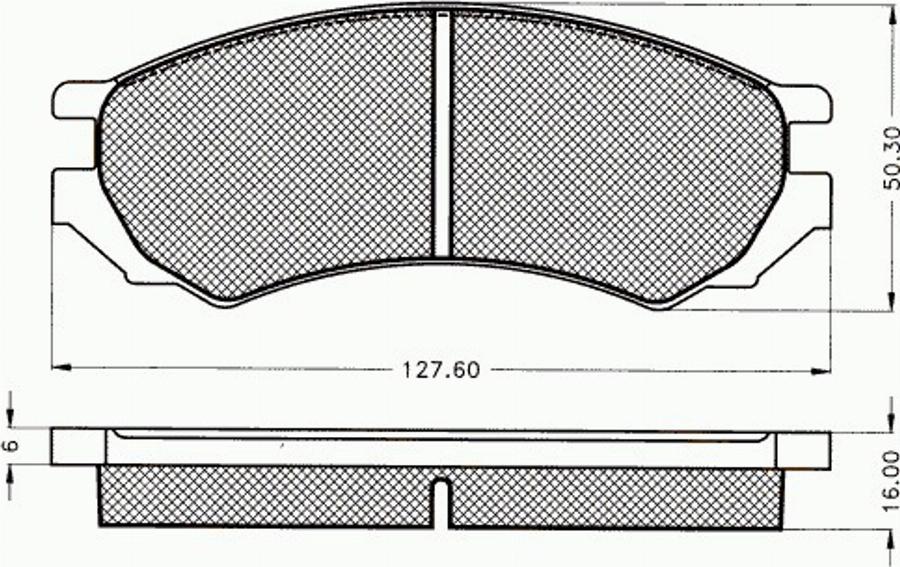 Pex 7154 - Komplet Pločica, disk-kočnica www.molydon.hr