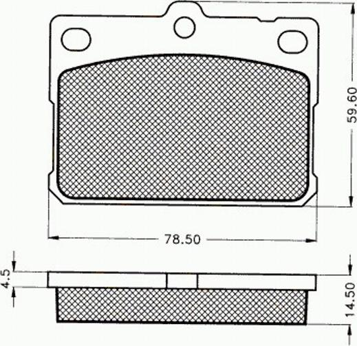 Pex 7169 - Komplet Pločica, disk-kočnica www.molydon.hr