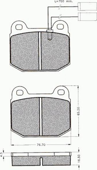 Pex 7.166 - Komplet Pločica, disk-kočnica www.molydon.hr