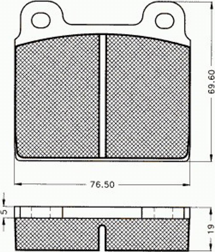 Pex 7162 - Komplet Pločica, disk-kočnica www.molydon.hr