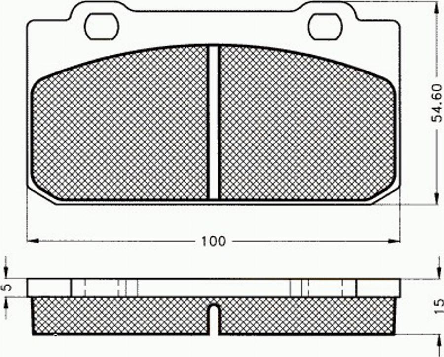 Pex 7.103 - Komplet Pločica, disk-kočnica www.molydon.hr