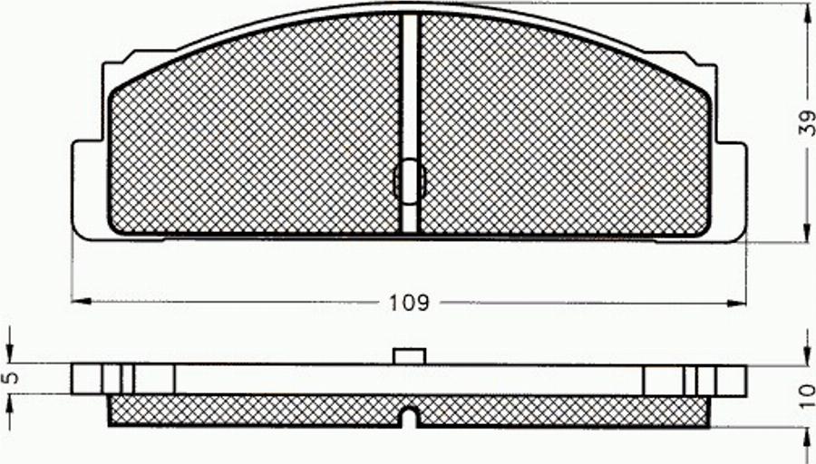 Pex 7119 - Komplet Pločica, disk-kočnica www.molydon.hr