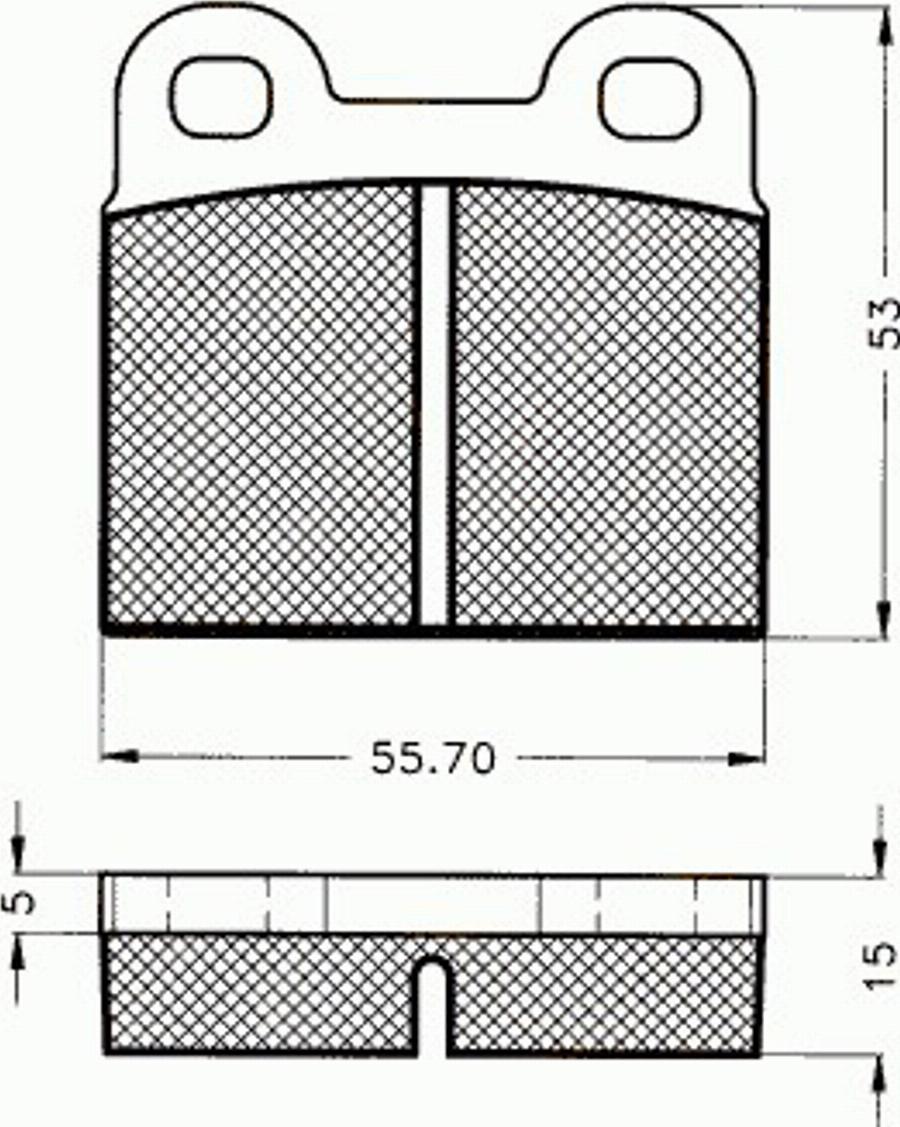 Pex 7115 - Komplet Pločica, disk-kočnica www.molydon.hr