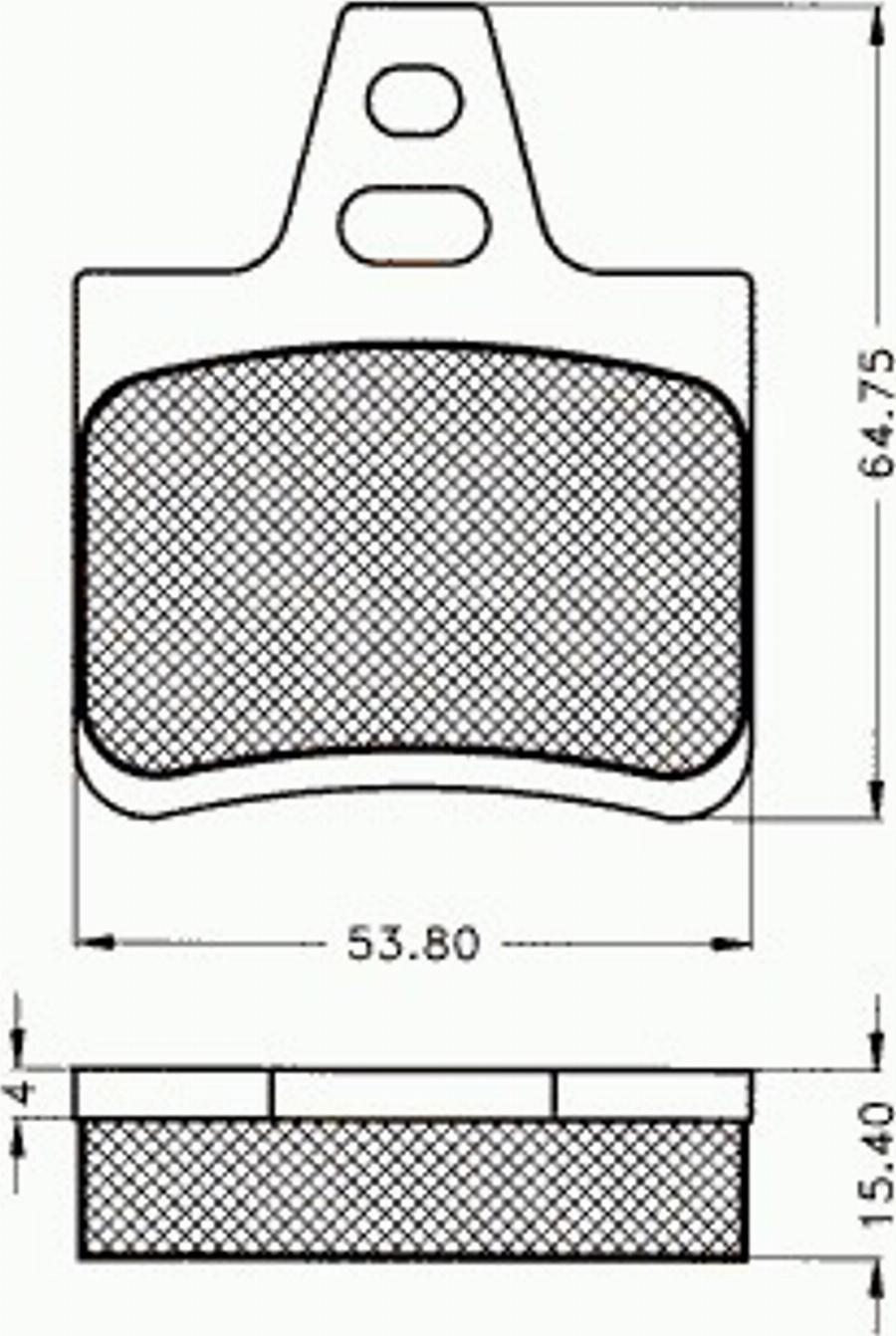 Pex 7116 - Komplet Pločica, disk-kočnica www.molydon.hr