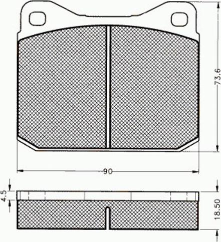 Pex 7180 - Komplet Pločica, disk-kočnica www.molydon.hr