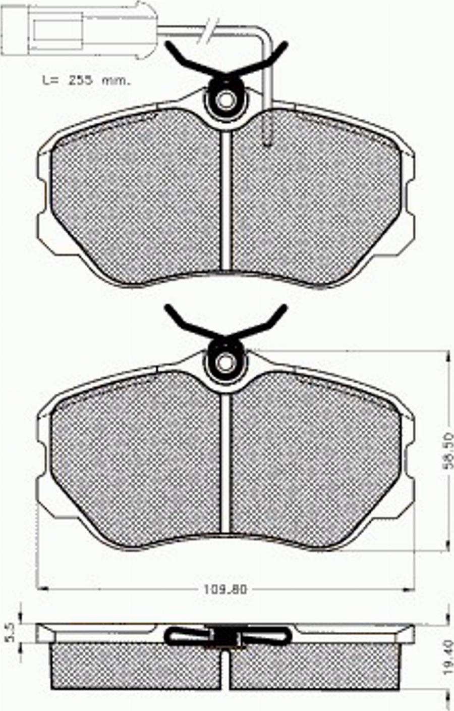 Pex 7131 - Komplet Pločica, disk-kočnica www.molydon.hr