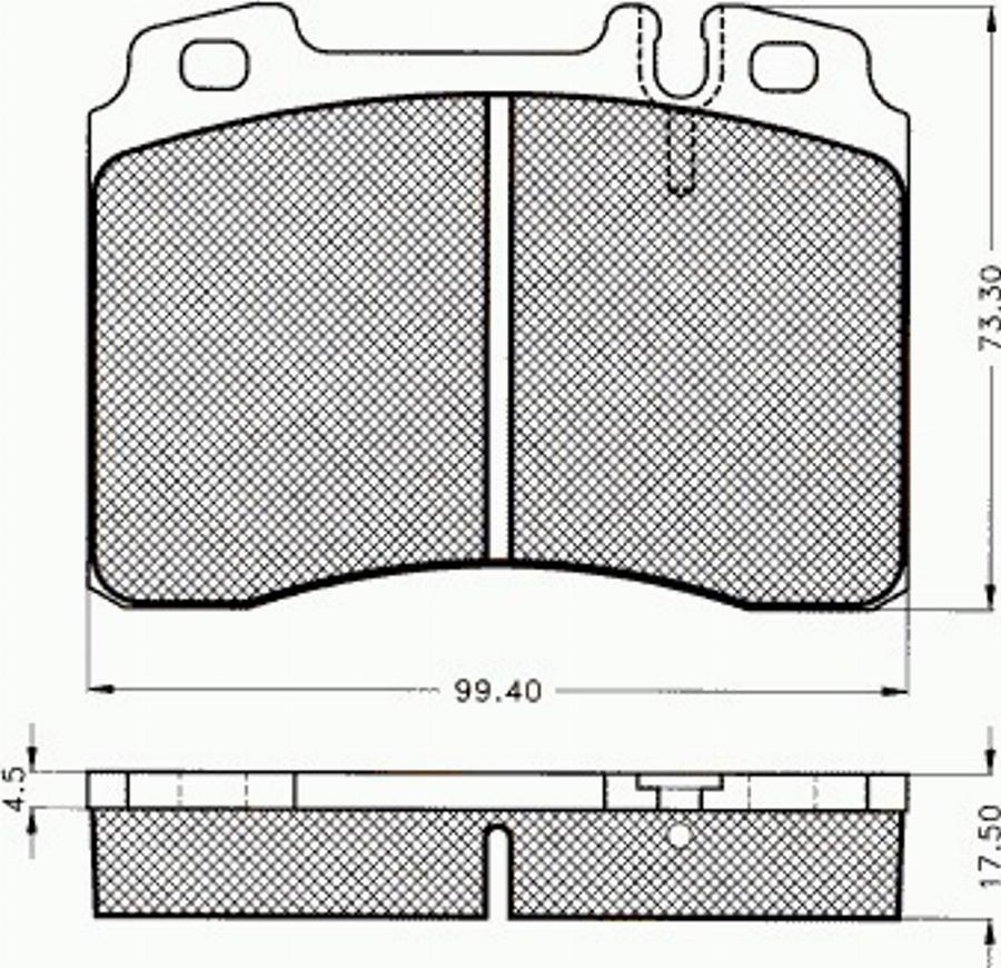 Pex 7138 - Komplet Pločica, disk-kočnica www.molydon.hr