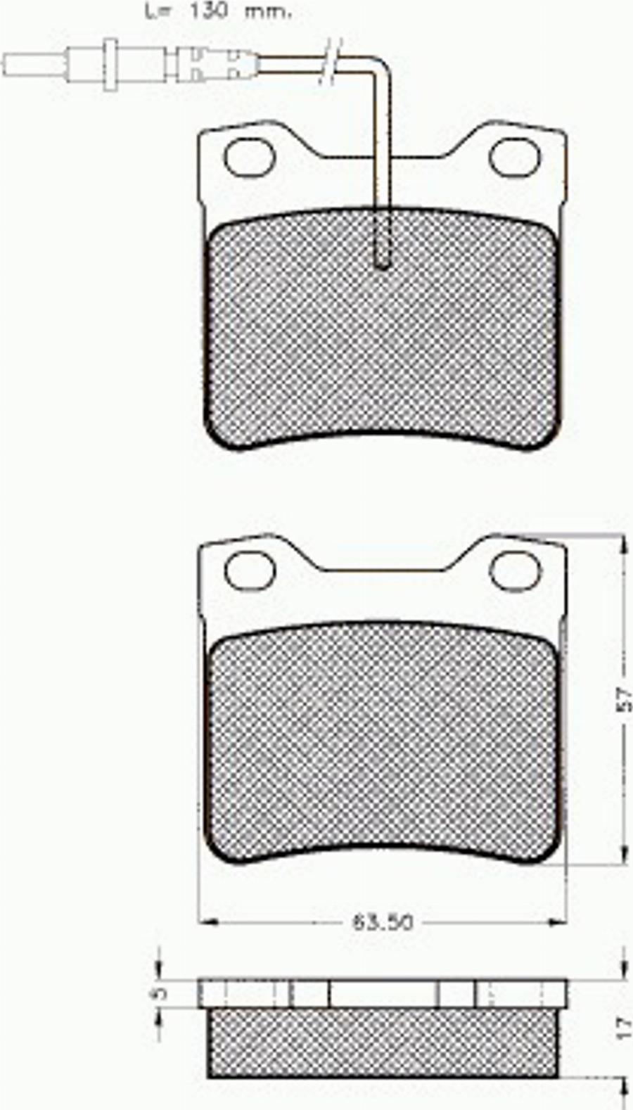 Pex 7.128 - Komplet Pločica, disk-kočnica www.molydon.hr