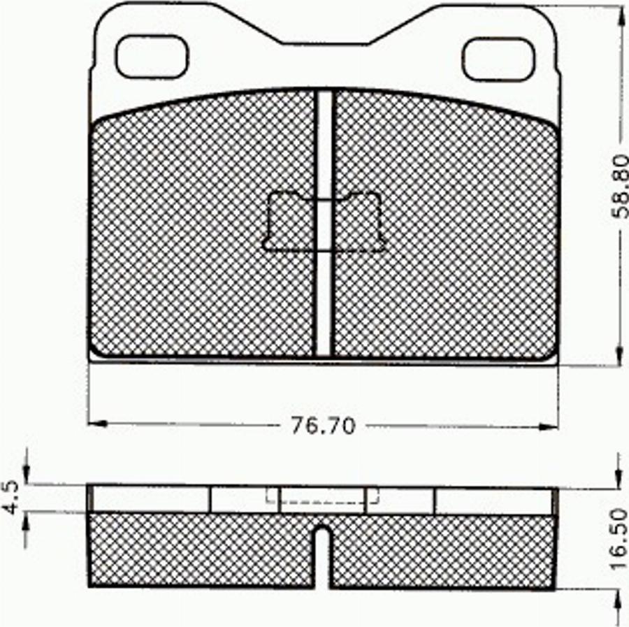 Pex 7175 - Komplet Pločica, disk-kočnica www.molydon.hr